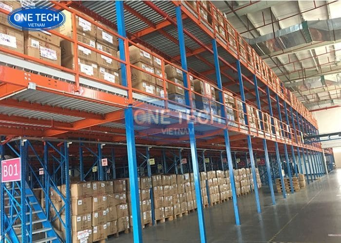 Kệ sàn Mezzanine tạo nên những tầng lửng giữa không gian